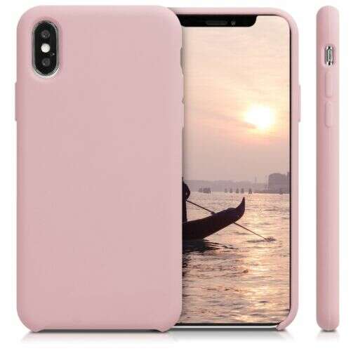 kwmobile szilikon tok Apple iPhone XS-hez rózsaszínben