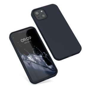 kwmobile Niebieskie Silikonowe Etui na iPhone 13 - Kontakty telefoniczne