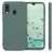kwmobile Samsung Galaxy A40 Green Silicone Case - Full View