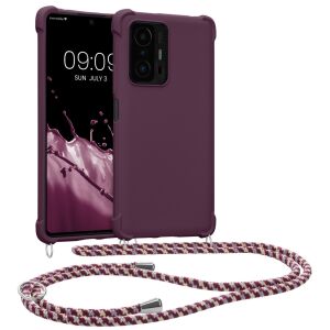 kwmobile Xiaomi 11T/11T Pro lila Handyhülle mit Umhängeband - Handyhüllen