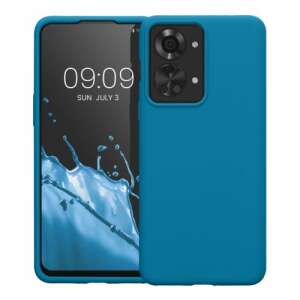 Kwmobile OnePlus Nord 2T phone case, blue silicone case, protective case - Phone Case