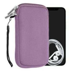 kwmobile Universal Phone Case L - 6.5 inch, Neoprene, Purple, 46188.2.108