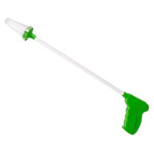 Green spider and insect catcher tool, long handle, white bristles, green handle - Nonbrand Insect trap