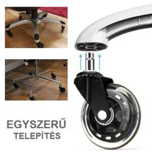 Universal office chair casters, replacement wheels for office chairs, easy installation - Office chair caster