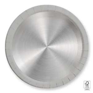 Next Generation Silver 8 pack 23cm silver paper plates, FSC certified - Disposable Plate