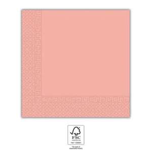 Rózsaszín Unicolour Pink szalvéta 20 db-os 33x33 cm FSC 51508696 - Szalvéta