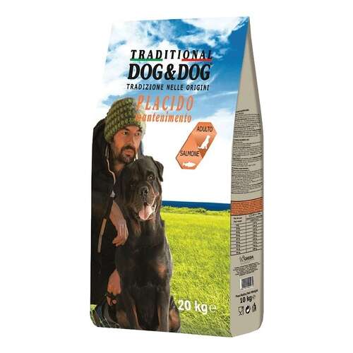 Dog & Dog Placido Maintenance halas, lazacos ízű kutyatáp 20 kg