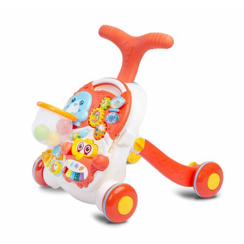 Gyermek fejlesztő bébikomp 2v1 Toyz Spark orange