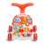 Toyz Spark 2-in-1 Aktivitäts-Gehwagen und Spieltisch, orange, für Babys
