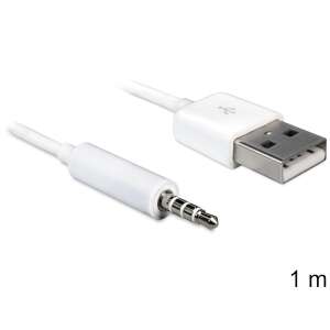 Kábel Delock USB-A do 3,5 mm jack pre iPod Shuffle, 1 m - Káble
