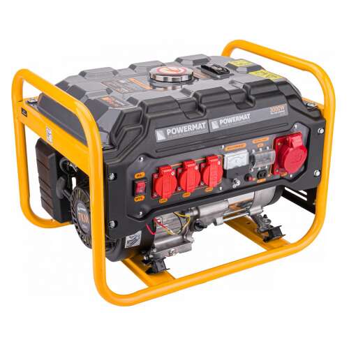 Generator Powermat 3000W PM-AGR-3000MNS, moc 3000W, 230V/400V/50Hz AC i 12V DC