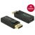Delock Adapter Displayport 1.2 plug connector for HDMI socket 4K active, gold-plated, black 51514531