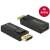 Delock DisplayPort to HDMI adapter, 4K active, gold-plated, black