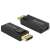 Delock DisplayPort to HDMI adapter, 4K active, gold-plated, black