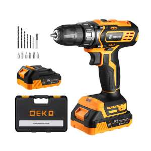Deko Tools DKCD20XL01-10S3 Akkumulátoros fúrógép 20V 51516154 Fúrók és csavarozók