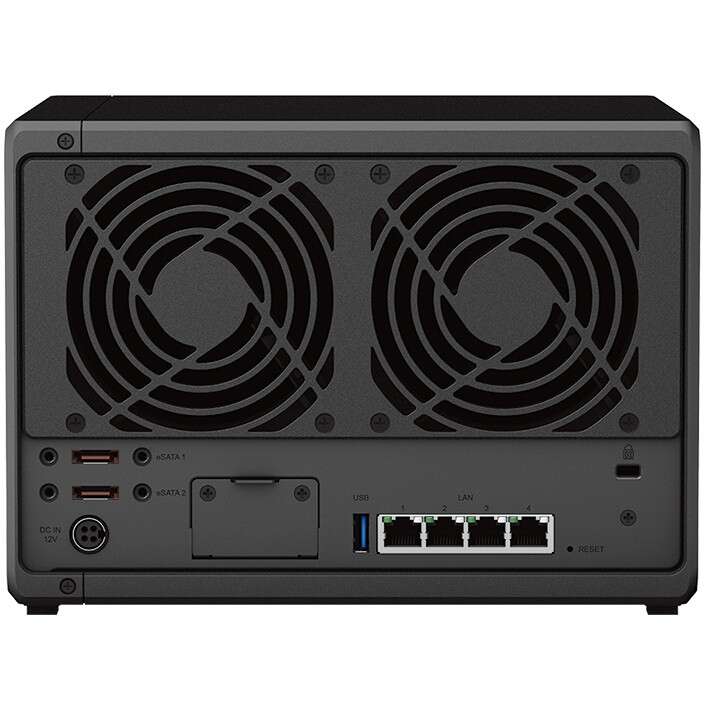 Synology NAS 5 Fiókos AMD Ryzen R1600 2x2,6GHz, 8GB DDR4, 4x1GbE,...