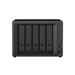 Synology DS1522+ 5-bay NAS, black, front view - Computers and Accessory