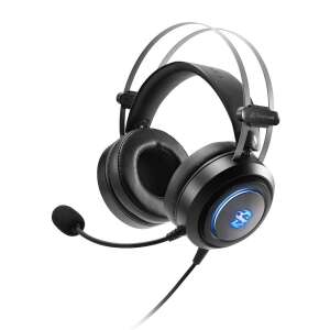 Sharkoon Skiller SGH30 USB gaming headset with microphone, black, blue LED - Gaming