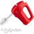Sencor SHM 5404RD red hand mixer angled view