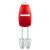 Sencor SHM 5404RD red hand mixer back view