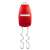 Sencor SHM 5404RD red hand mixer back view