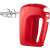 Sencor SHM 5404RD red hand mixer with 5 speed settings and turbo button