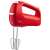 Sencor SHM 5404RD red hand mixer with 5 speed settings and turbo button