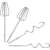 Sencor SHM 5404RD hand mixer attachments: whisks and dough hooks