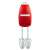 Sencor SHM 5404RD red hand mixer back view