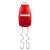 Sencor SHM 5404RD red hand mixer back view