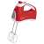 Sencor SHM 5404RD red hand mixer with 5 speed settings and turbo button