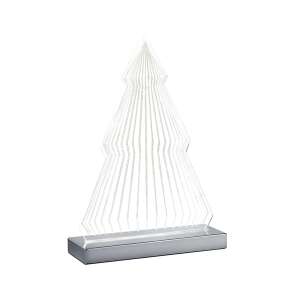 LED Weihnachtsbaumlicht, modernes Design, Chromfuß - Tischlampen