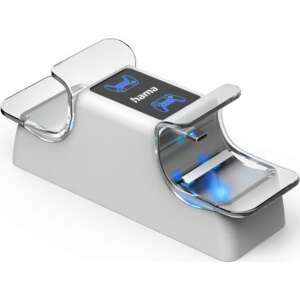 Stație de încărcare Hama PlayStation 5 DualSense, alb, 2 controlere - Stații de încărcare controller