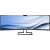 Prednji pogled na 49-inčni zakrivljeni monitor Philips 499P9H/00 SuperWide