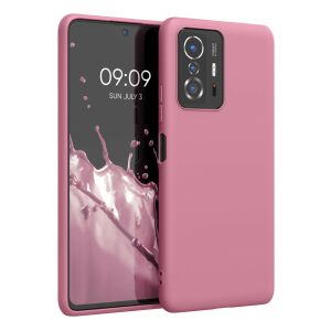 kwmobile Rosa Xiaomi 11T/11T Pro Silikonhülle - Vollständiger Schutz - Handyhüllen