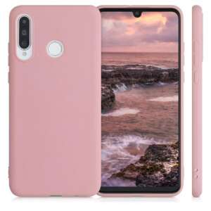 Etui silikonowe kwmobile do Huawei P30 Lite w kolorze różowym, widok 3/4 - Artykuły techniczne i elektronika