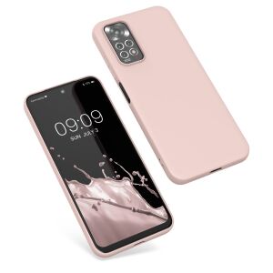 Kwmobile Szilikon Tok Xiaomi Redmi Note 11/11S - Rózsaszín