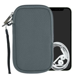 Universal-Handyhalter, M - 5,5", Neopren, grau, 46188.2.12