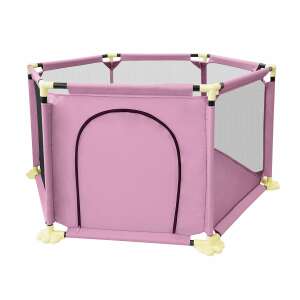 LittleONE by Pepita prenosná Járóka 66,5x127cm #pink + Darčeková plastová sada loptičiek 100ks