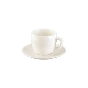 Tescoma CREMA Cappuccino cup and saucer set, white porcelain - Tescoma