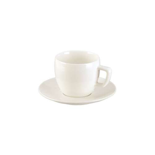 Tescoma CREMA Cappuccino csésze és alátét készlet, fehér porcelán