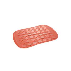 Covoraș de copt pentru macarons Tescoma DELÍCIA SiliconPRIME, silicon roșu, 39x27 cm - Forme de coacere
