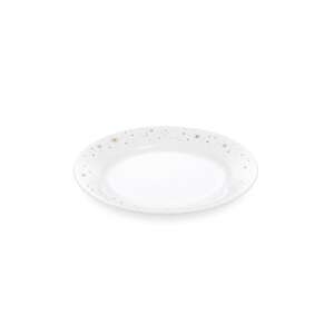 Tescoma GRACIE Stella Dessertteller, 20 cm Durchmesser, weißes Porzellan mit goldenen Sternmuster - Teller