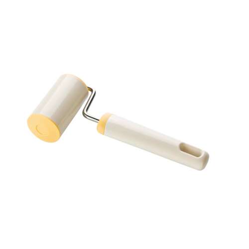 Tescoma DELÍCIA pasta rolling pin, white and yellow rolling pin with handle, for making pasta dough