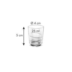 Pohár na pálenku Tescoma myDRINK s objemom 25 ml, z priehľadného skla, vhodný do umývačky riadu - Poháre na liehoviny