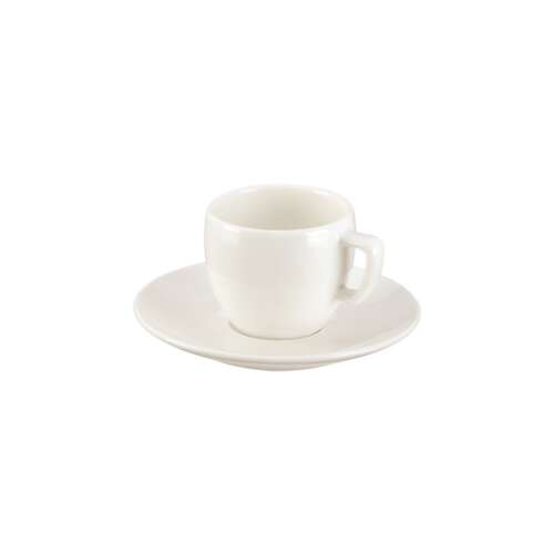 Filiżanka do espresso Tescoma CREMA ze spodkiem, biała porcelana
