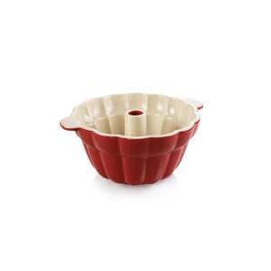 Tescoma DELÍCIA Keramik Bundt Kuchenform, rot - Backformen