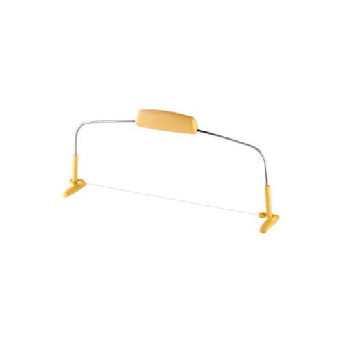 Tescoma DELÍCIA cake slicer, stainless steel wire, yellow plastic handle and base