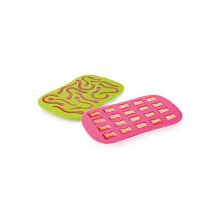 Tescoma DELLA CASA Silicone Mold for Jelly Candy, 2 pcs, green and pink - Baking Mold