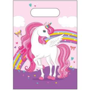 Unikornis Rainbow Colors ajándéktasak 6 db-os